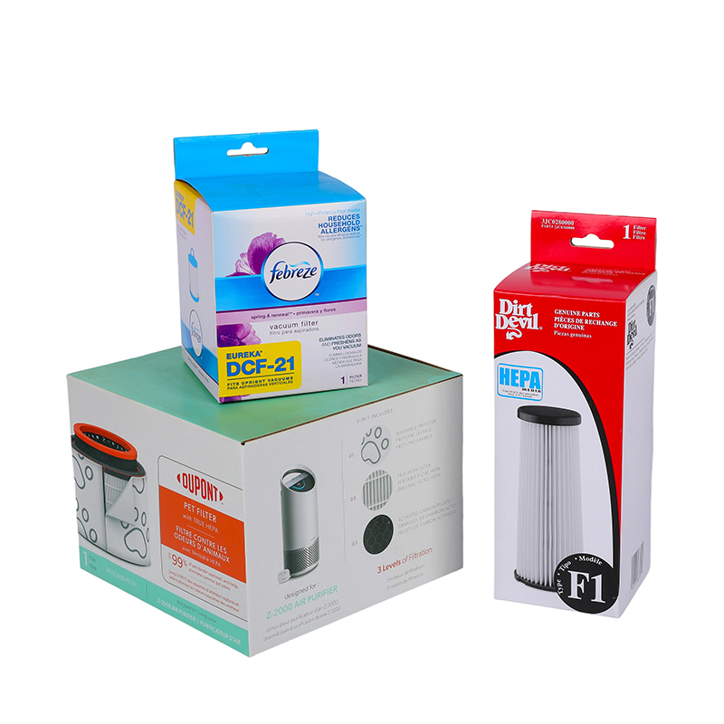 HEPA Filter Custom Corrugated Box for Electronics Packaging