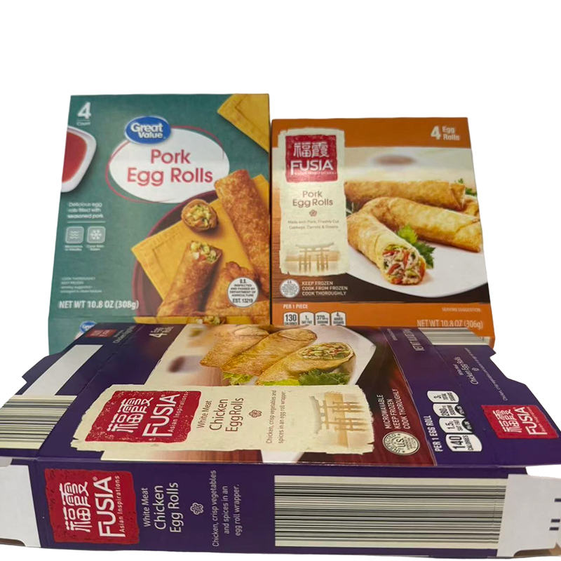 Printed Frozen Food Packaging Boxes